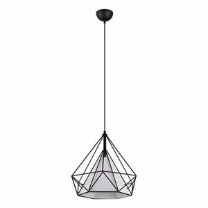 Czarna lampa wisząca ø 38 cm Babette – Trio obraz