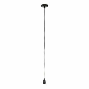 Czarna lampa wisząca ø 5, 5 cm Viggo – Light & Living obraz