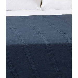 Ciemnoniebieska narzuta 200x220 cm Trenza – Oyo Concept obraz