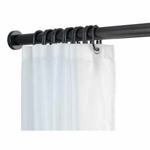 Czarny drążek teleskopowy do łazienki Wenko Luz, dł. 70-115 cm obraz
