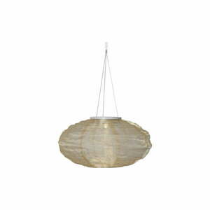 Biały ogrodowy lampion solarny LED Star Trading Festival, ø 35 cm obraz