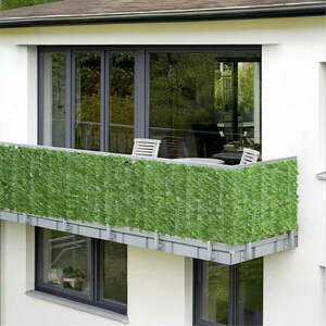 Zielona plastikowa osłona balkonowa 100x100 cm Ivy – Maximex obraz