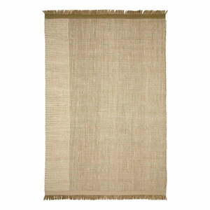 Beżowy wełniany dywan dwustronny tkany ręcznie 160x230 cm Blart – Kave Home obraz