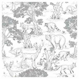 Papierowa tapeta dziecięca 100 cm x 280 cm Animals – Dekornik obraz