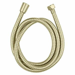 Wąż prysznicowy ze stali nierdzewnej w kolorze matowego złota 150 cm Brass – Wenko obraz