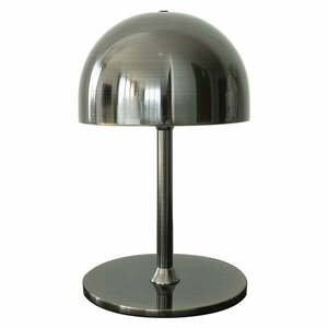 Ciemnoszara lampa stołowa LED ze zdalnym sterowaniem i metalowym kloszem (wysokość 22 cm) Tim – Sirius obraz