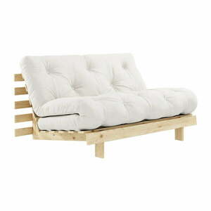 Sofa rozkładana Karup Design Roots Raw/Creamy obraz