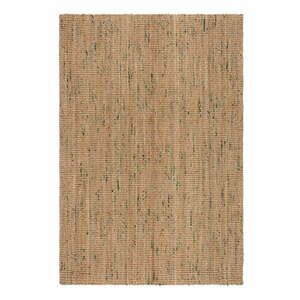 Zielono-naturalny dwustronny dywan z juty tkany ręcznie 120x170 cm Jute Boucle Green – Flair Rugs obraz