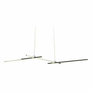 Lampa wisząca LED w kolorze srebra Thasos – Candellux Lighting obraz
