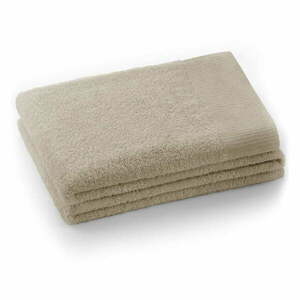 Beżowy bawełniany ręcznik frotte 50x100 cm Amari – Restilo obraz