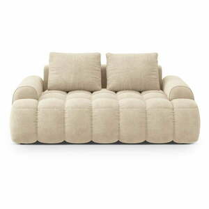 Beżowa aksamitna sofa 175 cm Linz – Cosmopolitan Design obraz