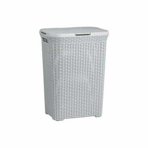 Jasnoszary kosz na pranie Curver Hamper, 60 l obraz