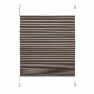 Brązowa roleta 80x150 cm Plisé Verona – Gardinia obraz
