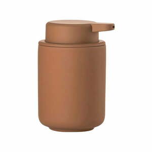 Pomarańczowy kamionkowy dozownik do mydła 250 ml Ume – Zone obraz
