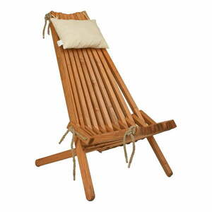 Naturalny drewniany fotel ogrodowy Falun – Garden Pleasure obraz