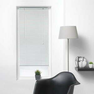 Biała metalowa żaluzja 90x180 cm Venitien – douceur d'intérieur obraz