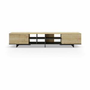 Szafka pod TV w dekorze dębu 230x44 cm Cequoia – Marckeric obraz