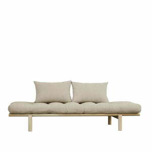 Sofa z lnianym pokryciem Karup Design Pace Natural/Linen obraz
