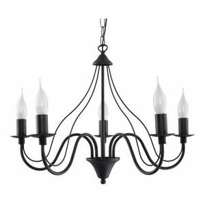 Czarny żyrandolo Nice Lamps Floriano 5 obraz