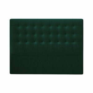 Butelkowozielony zagłówek z aksamitnym obiciem Windsor & Co Sofas Athena, 200x120 cm obraz