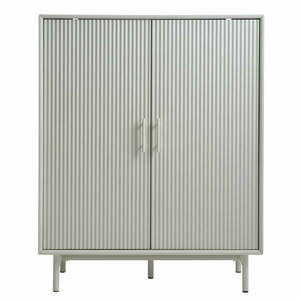 Szara szafka 100x125x40 cm Palma – Unique Furniture obraz