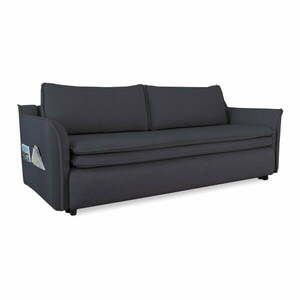 Antracytowa rozkładana sofa Miuform Charming Charlie obraz