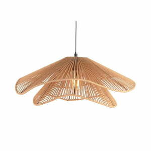 Lampa wisząca w kolorze złota z kloszem z plecionki papierowej ø 60 cm Sombra – Leitmotiv obraz