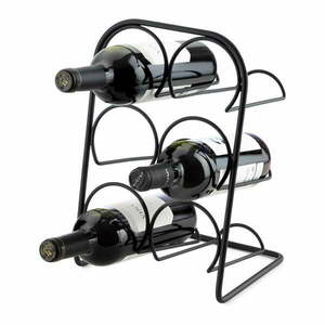 Metalowy stojak na wino na 6 butelek– Compactor obraz
