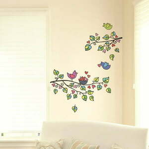 Zestaw naklejek Fanastick Birds And Hearts obraz