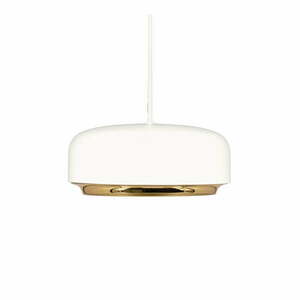 Biała lampa wisząca LED z metalowym kloszem ø 22 cm Hazel mini – UMAGE obraz