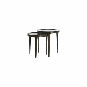 Metalowy okrągły stolik ø 43 cm Tobias – Light & Living obraz
