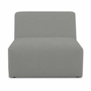 Szary moduł sofy z materiału bouclé (moduł środkowy) Roxy – Scandic obraz