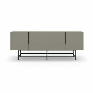 Zielonoszara niska komoda 200x77, 5 cm Eldia – Marckeric obraz