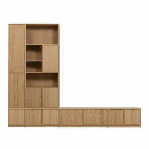 Zestaw pod TV w dekorze dębu 304x243 cm Modulair – vtwonen obraz