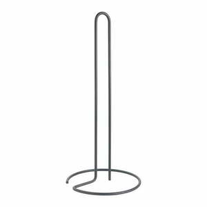 Stalowy stojak na ręczniki papierowe w kolorze matowej czerni ø 14 cm Lava – Metaltex obraz