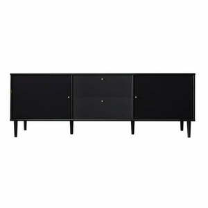 Czarna komoda pod TV Mistral 232 obraz