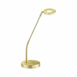 Lampa stołowa LED w kolorze złota ze ściemniaczem (wysokość 60 cm) Dent – Fischer & Honsel obraz