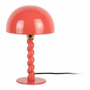 Czerwona lampa stołowa z metalowym kloszem (wysokość 39 cm) Prisa – Leitmotiv obraz