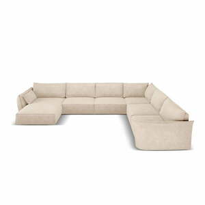 Beżowy narożnik (prawostronny) Vanda – Mazzini Sofas obraz
