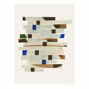 Plakat 50x70 cm Cut up Stripes – The Poster Club obraz