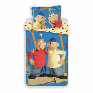 Bawełniana pościel dziecięca jednoosobowa 140x200 cm Pat a Mat – Jerry Fabrics obraz