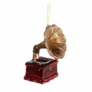 Ozdoba świąteczna wykonana ręcznie 11 cm Gramophone – Sass & Belle obraz