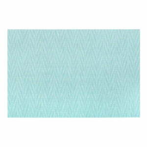 Niebieska mata stołowa Tiseco Home Studio Chevron, 45x30 cm obraz