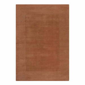 Ceglasty dywan wełniany 120x170 cm – Flair Rugs obraz