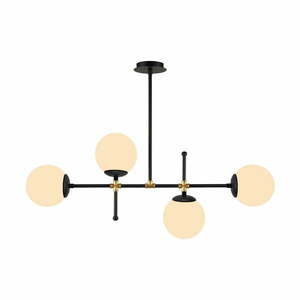 Czarna lampa wisząca Squid Lighting Kruva, wys. 57 cm obraz