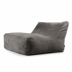 Ciemnoszary sztruksowy worek do siedzenia Sofa Lounge – SLOWDOWN obraz