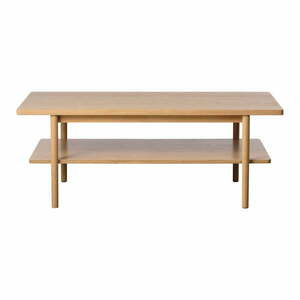 Stolik z blatem w dekorze dębu 60x120 cm Ponza – Unique Furniture obraz