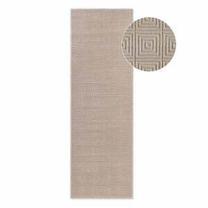 Beżowy chodnik 80x240 cm Perles Tourmaline – Elle Decoration obraz