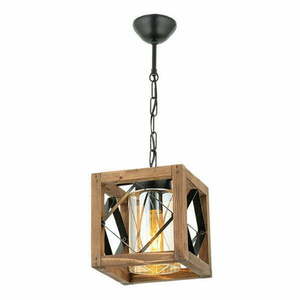 Lampa wisząca z drewna grabu Zikzak Camlı obraz