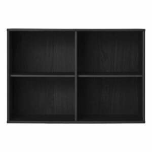 Czarny regał wiszący w dekorze jesionu 89x61 cm Mistral – Hammel Furniture obraz